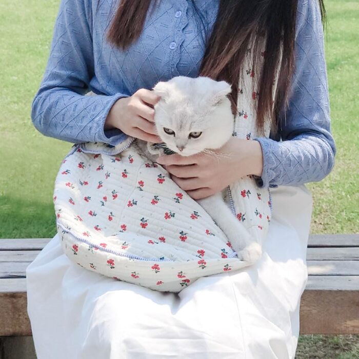 Транспортувальна сумка для собак Блуме, рожева, M (до 10 кг)