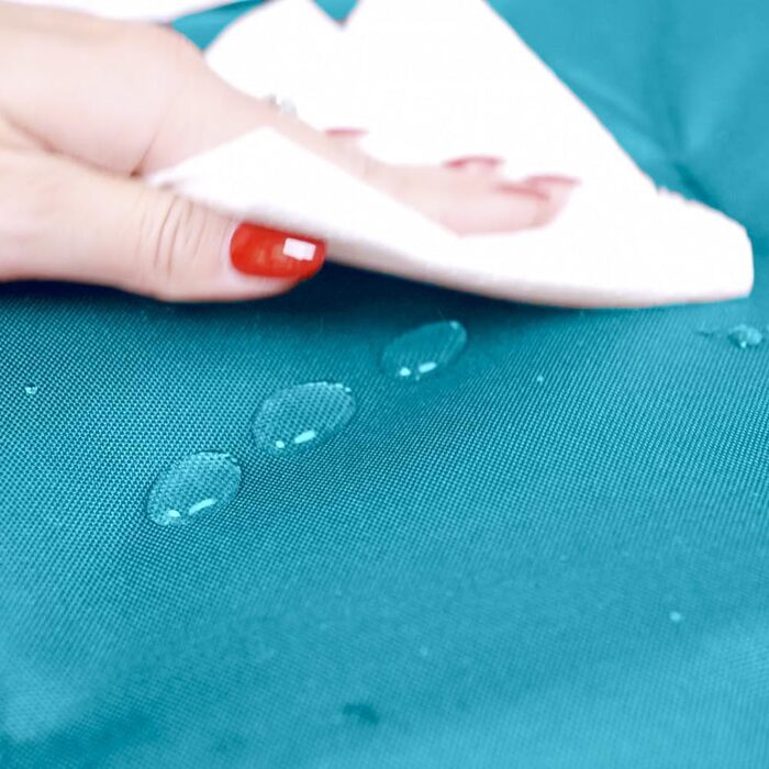 Ортопедичний лежак для собак великих порід Ferplast: водонепроникний, знімний чохол, 110 x 70 x 8 см, сірий/блакитний