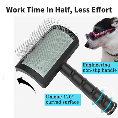 Професійна щітка для собак та домашніх тварин Zupfbürste: видаляє ковтуни та матову шерсть. Підходить для Cockapoos, Labradoodles, Cavapoos