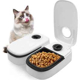 Автомат для годування котів BIZOI: для вологого та сухого корму, універсальний, підходить для собак