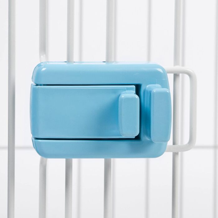 Вольєр для цуценят Iris Ohyama CLS-960, 60 см, блакитний: вольєр для собак, клітка для котів, огорожа для собак