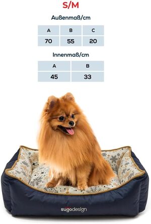 Водонепроникне ліжко для собак з бавовни та поліестеру - лежанка для собак з знімним подушкою - диванчик для собак з переносною сумкою - 7 різних мотивів - 3 розміри (S/M, X) (червоно-зелений, ) Різдво червоно-зелений (Різдво сіро-золотий, M)