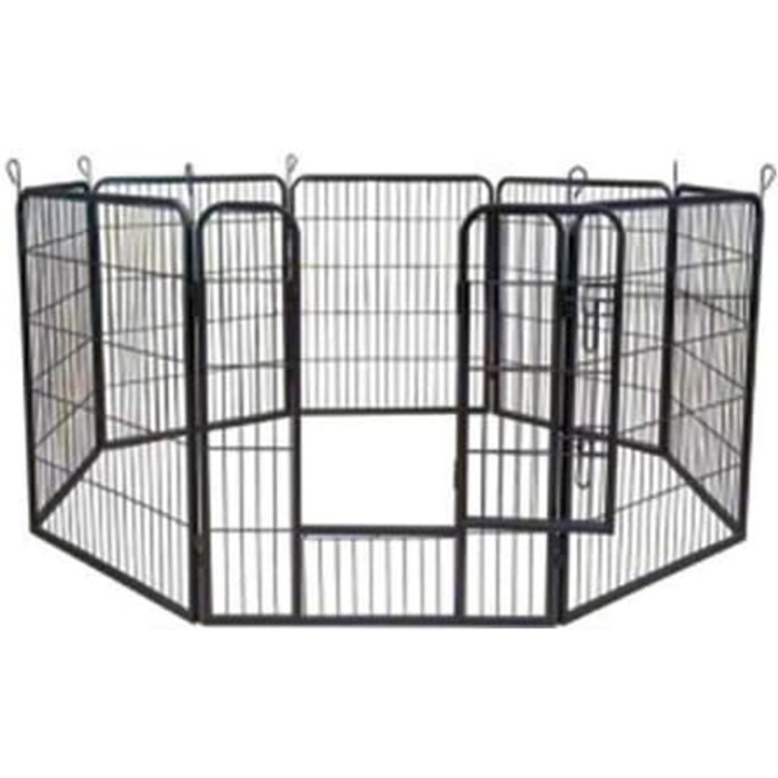 Загорожа для цуценят MYPETS, 8 секцій, 80x60 см, манеж для собак, металевий вольєр для молодих собак