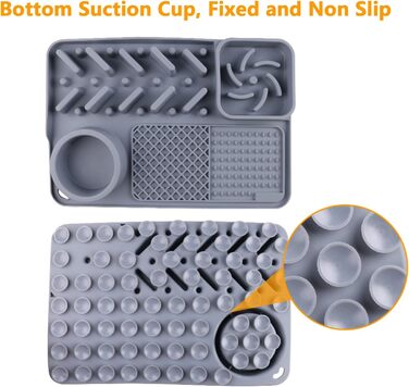 Лежанка-заспокійник для собак Schleckmatte Hund 30x20.5 см з присосками, антиковзаюча, BPA-Free, для повільного годування, зменшує тривожність під час купання, грумінгу та тренувань