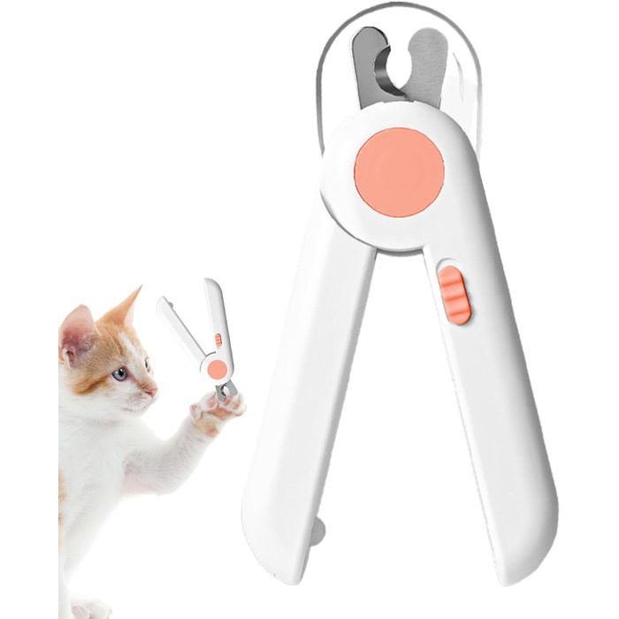 Ножиці для собак | Ножиці для обрізання кігтів собак, інструмент для догляду за лапами, шліфування для малих тварин, птахів, кошенят, обрізка кігтів для домашнього догляду за тваринами, рожеві
