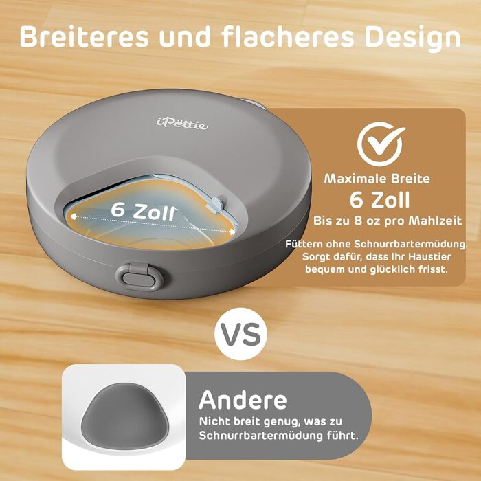 Автоматичний дозатор корму для котів iPettie Zharko - 4 відділення, таймер, охолоджуючі пакети, легко мити