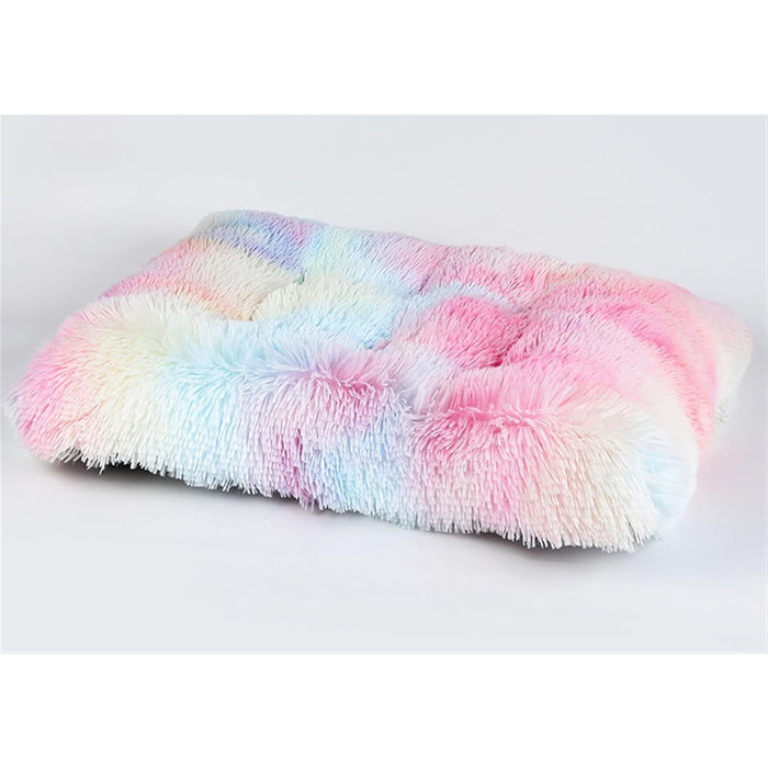 Крісло-ліжко для собак та котів LIVEINU з штучного хутра, прямокутне, плюшеве, XL (2XL 109x72x12 см), кольоровий градієнт