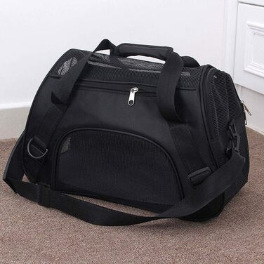 Транспортна сумка для котів та собак Levoberg: комфортна, для подорожей, 47x30x23 см (зелена)