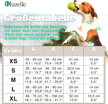 Шлейка для собак середніх порід Bluzelle з ручкою та кишенею для GPS-трекера, світловідбиваюча, дихаюча, зелена (L, чорний 3)