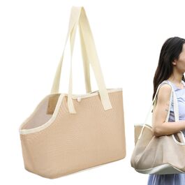 Транспортна переноска для собак та котів, складна переноска для тварин, переноска-сумка з сітки, велика та дихаюча переноска для цуценят