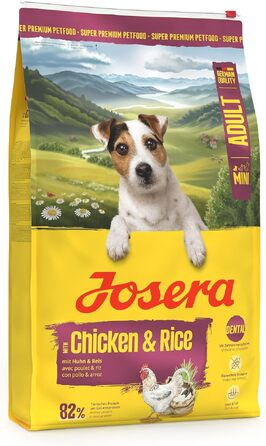 Сухий корм для малих собак Josera Mini Huhn & Reis (Курка та Рис), 10 кг, для дорослих