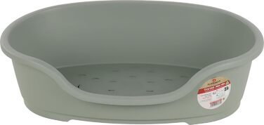 Кругле ліжко для собак Flamingo Tuck, зелене, розмір L (81x54x24 см), практичне, стильне та легко миється