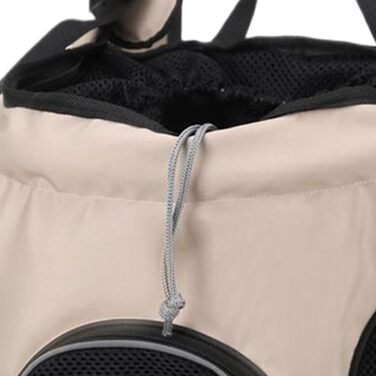 Рюкзак для собак, переноска для тварин, дихаюча, 14.96 x 8.66 x 15.75 дюймів, з регульованими ременями, зручна, з безпечним дизайном