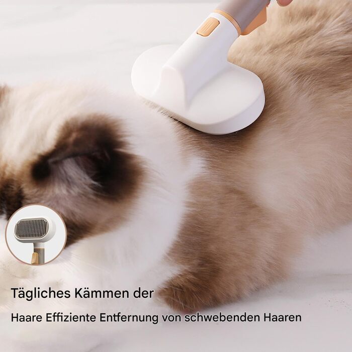 Щітка для собак при линянні, 3-головки | Щітка для котів, видалення підшерстя - для догляду, масажу, миття вдома, в офісі, гуртожитку
