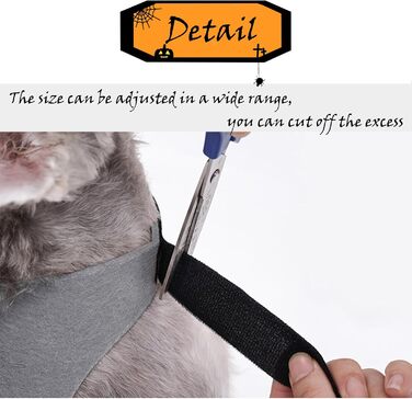 Костюм Павука на Хелловін для собак BAMY, кумедний аксесуар, сірий колір, косплей для домашніх тварин, розмір S (обхват грудей 30–41,9 см)