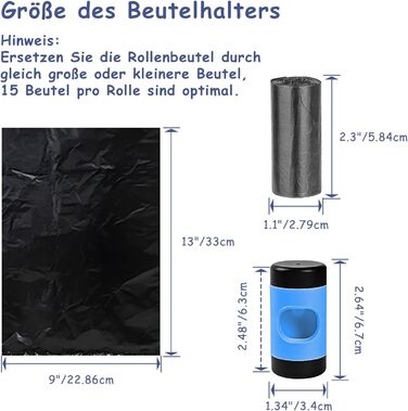 Висувна поводок для собак VTOPVMAX - для середніх та великих собак до 50 кг | Міцний поводок з безпечним кабелем, дозатор для відходів та гальмо однією рукою (Білий) Білий (8 м, Синій)