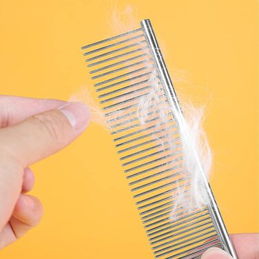 Набір для догляду за шерстю собак: щітка-пучок, інструмент для видалення підшерстя Pet Pro, гребінець, набір для грумінгу, видалення ковтунів та шерсті (рожевий)