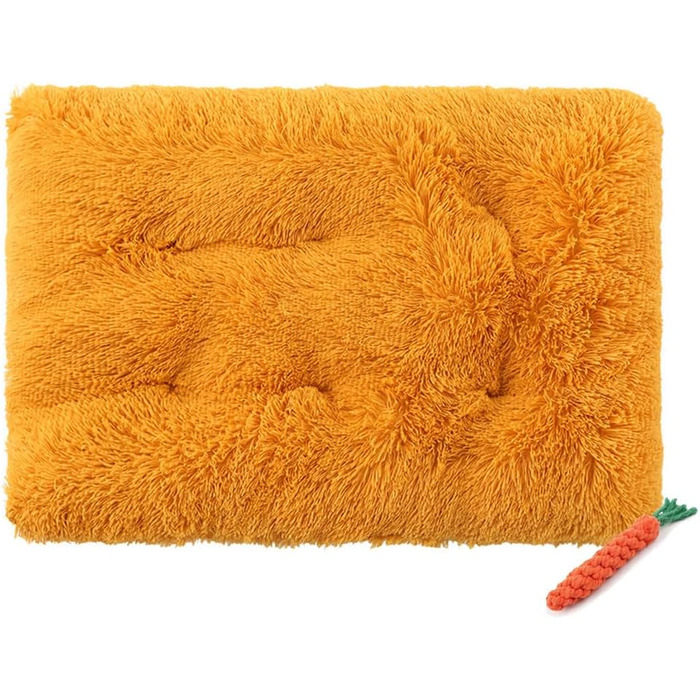 Лежанка для собак FANSU, м'яка, знімна та миється, жовта (XL, 95x65 см)