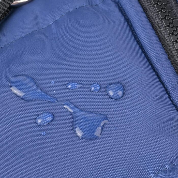 Водонепроникний теплий зимовий одяг для собак, куртка для собак малих, середніх та великих порід, чорний (6.5-9 кг)