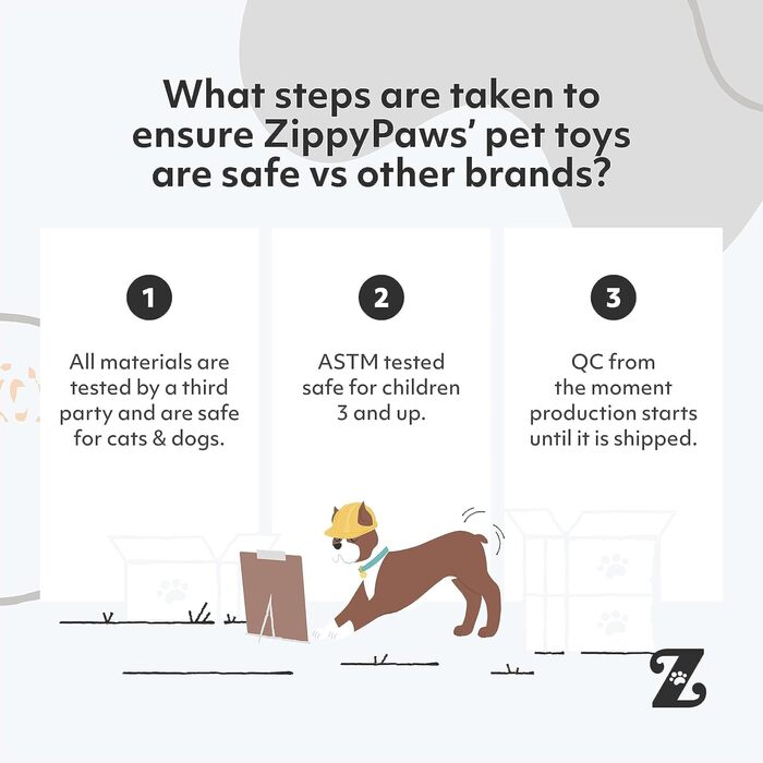 ZippyPaws Плюшеві іграшки для собак Holiday Mini Donutz, набір 6 шт, з пищалками, для малих і середніх порід, святковий подарунок