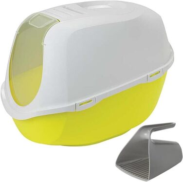 XXL лоток для котів Jumbo Katzentoilette Mega Deluxe жовтого кольору