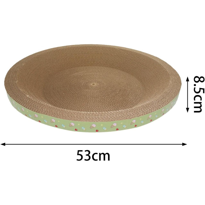 Кігтеточка-ліжко для котів з картону, 53 x 8.5 см