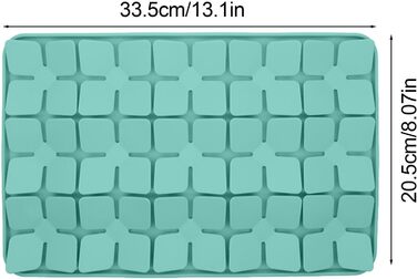 Килимок для собак Katzenschlamm з силікону з присосками, лінза для собак, зменшує нудьгу, підходить для ласощів та їжі, фіолетовий/зелений колір