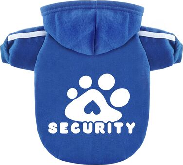 Світшот для собак, теплий пуловер для тварин на осінь/зиму, одяг для маленьких, середніх собак та котів (2XL, Navy Blue)