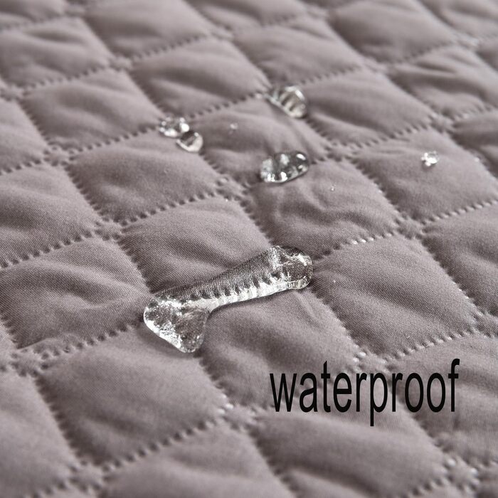 М'яке зручне ліжко-софа для котів та собак, водонепроникний чохол для ліжка, пральна собача підстилка, нековзне заспокійливе ліжко, зручні собачі килимки (90 x 90 см, світло-сірий) 90x90см світло-сірий