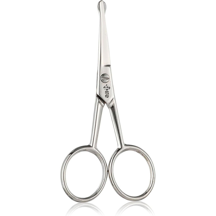 Ножиці для грумінгу тварин Spire Tools з нержавіючої сталі - безпечна кругла насадка для собак та котів, стрижка шерсті, вусів, бороди та вух - тупе лезо для дитячих нігтів та обрізання ниток