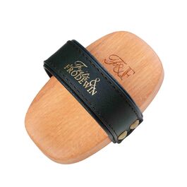 Щітка для собак з довгим волоссям Fritz & Frodewin Pertunia | Преміум-щітка для догляду за шерстю | З натурального дерева та шкіряного ремінця | Зроблено в Німеччині