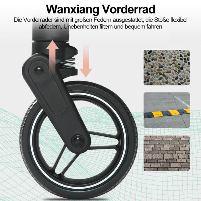 Візок для собак 3-в-1 до 24 кг, складний, для маленьких собак та котів, візок-кіндерваген для собак