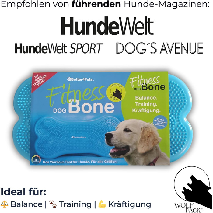 Навчальний килимок для собак - баланс борд, подушка - ортопедичний тренінг та ігри - для малих та великих собак, з насосом