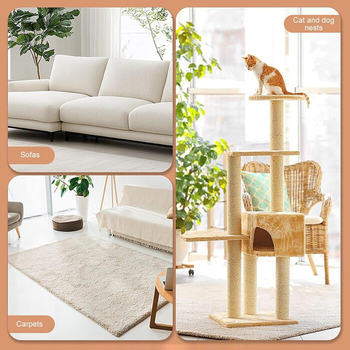 Бурштук для догляду за шерстю котів та собак, багатофункціональна щітка для вичісування, багаторазове аксесуар для розплутування, інструмент для чищення домашніх тварин