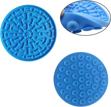 Лежанка-лежак для собак з силікону з присосками, антистрес, навчання, відволікання, без запаху