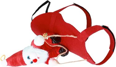 Костюм для собаки FRCOLOR: теплий зимовий наряд для собак та котів, костюм Святого Миколая, теплий зимовий одяг для тварин, розмір XL