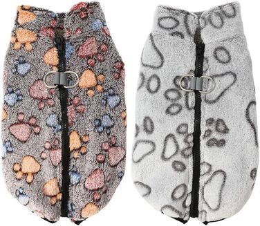 Зимова жилетка для собак, теплий одяг для малих та середніх собак, кошенят, котів, м'яка флісова куртка, теплий одяг, чихуахуа, бульдог, одяг для тварин (фіолетовий, XS (старий))