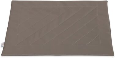 Килимок для собак Barry & Lucy: лежанка, підстилка в авто, водонепроникний, з штучної шкіри (55x75/135x95, Moca)