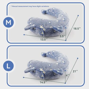 Килимок-антистрес для собак, світиться в темряві, м'який у вигляді знаку питання, для собак, дітей та дорослих, можна прати (Блакитний, розмір M), Блакитний, M
