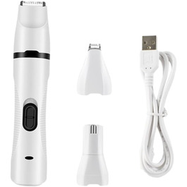 Електричний триммер для шерсті тварин Kisangel для собак та котів, USB, тихий, з безпечним ножем, для догляду та подорожей