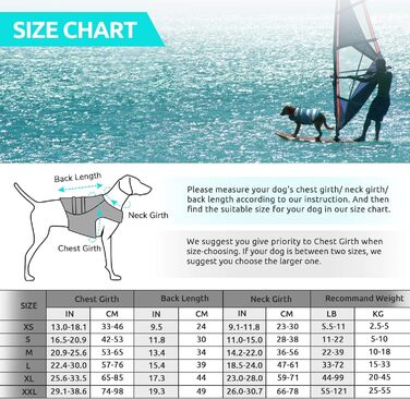 Спасальний жилет для собак, блакитний, розмір S, для джек-рассел, чихуахуа, французький бульдог, лабрадор - ASENKU
