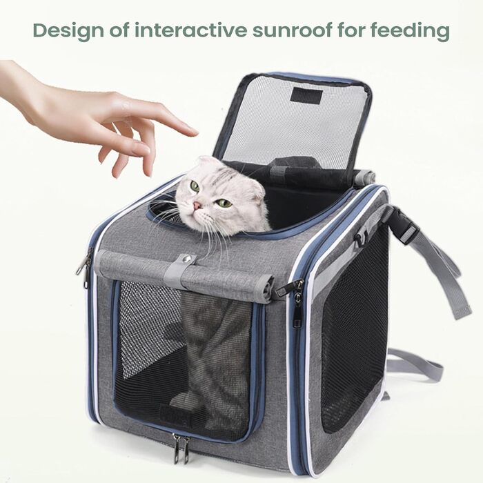 Транспортна сумка для собак на велосипед | Складна та портативна сумка-кошик для собак та інших домашніх тварин | Безпечна сумка для перевезення тварин під час прогулянок, подорожей та їзди на велосипеді | Підходить для собак та котів