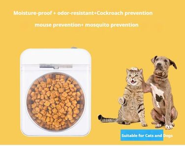 Автоматичний годівник для котів та собак – Інтелектуальний інфрачервоний датчик для сухого/вологого корму (350 мл) з нержавійною чашею – Практичний дозатор корму для маленьких/середніх тварин
