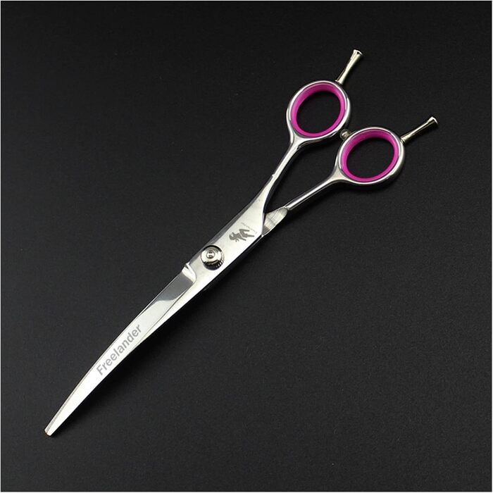Професійна витончена ножиці для грумінгу собак та котів, 18 см, нержавіюча сталь, для грумін-салонів