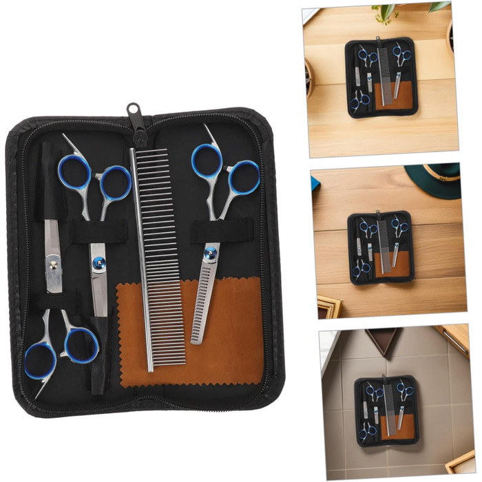 Професійні ножиці для собак Hohopeti: довговічні, з ергономічною ручкою, для грумінгу собак, котів та цуценят