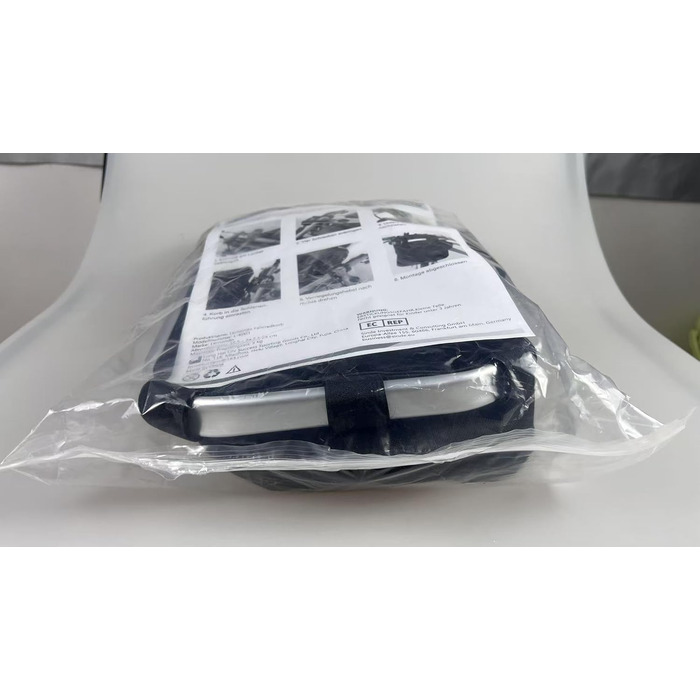 Складаний водонепроникний велосипедний кошик Lemondo – алюмінієвий кошик на кермо з подвійними ручками, 35,5 x 24,5 x 25 см, для покупок, пікніків, транспортування домашніх тварин, аксесуари для велосипеда