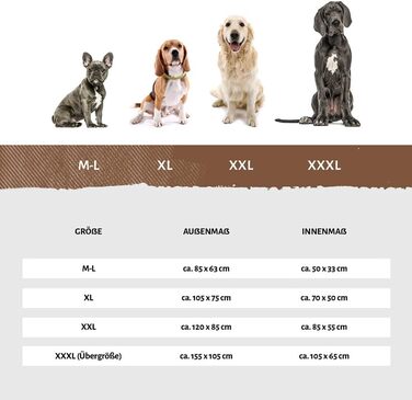 Ортопедичне ліжко для собак Knuffelwuff Montana з екошкіри, M-L, 85 x 63 см, червоно-коричневе. Знімний чохол, легко мити, для великих, середніх та маленьких собак.