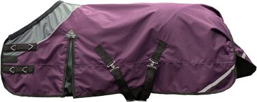 Кінська попона HKM Liberty 9591, сіро-чорна, 135 см