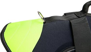 Julius-K9 IDC багатофункціональний жилет для собак 3в1, розмір XL, чорний та неоновий