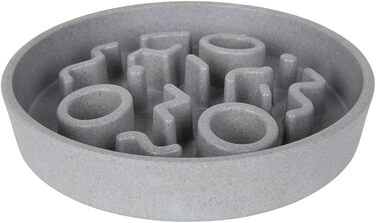 District 70 Повільний годівник для котів з бамбуку, діаметр 13,5 см, колір Ice Blue